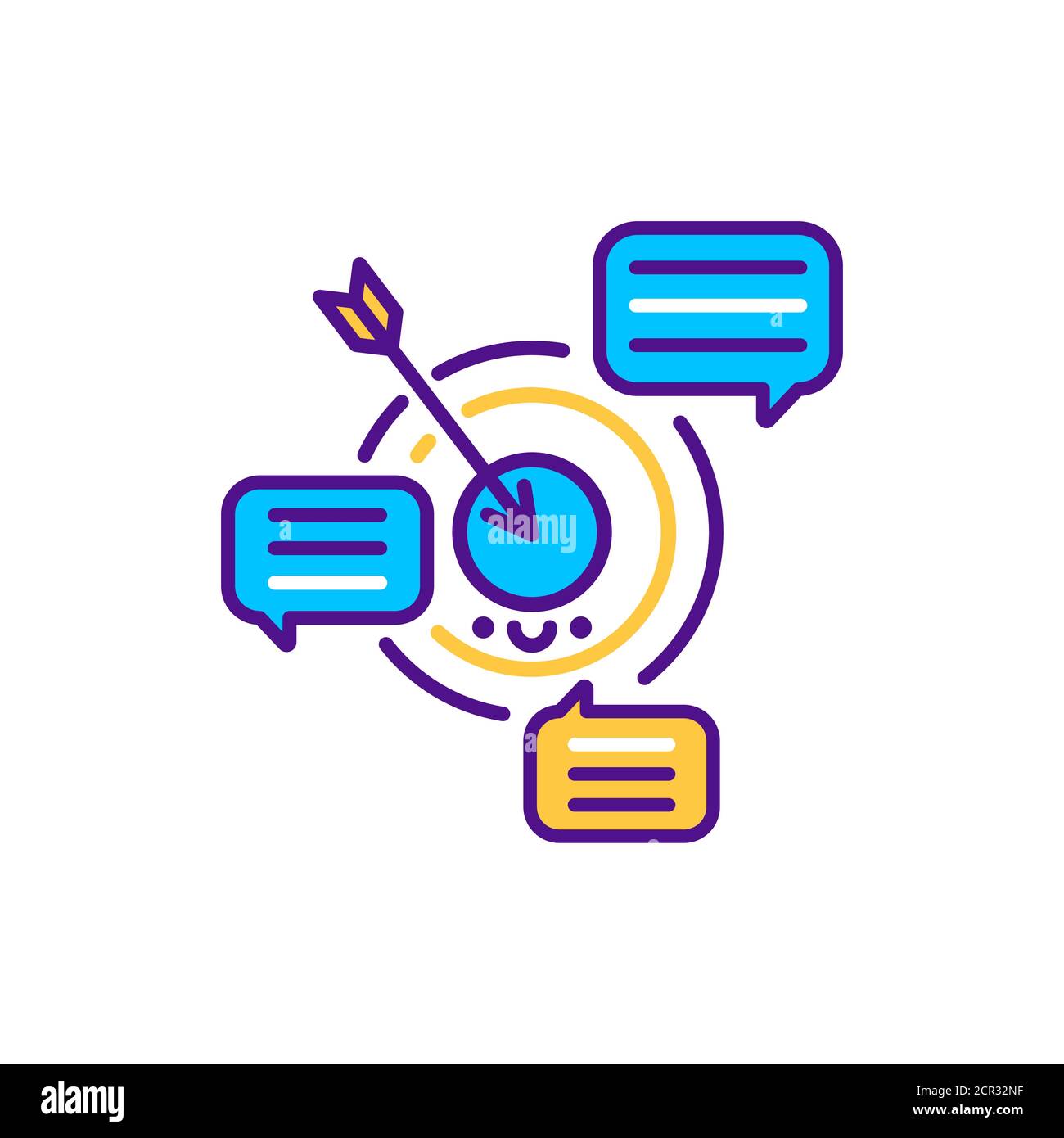Targeted ad Stock Vector Images - Alamy