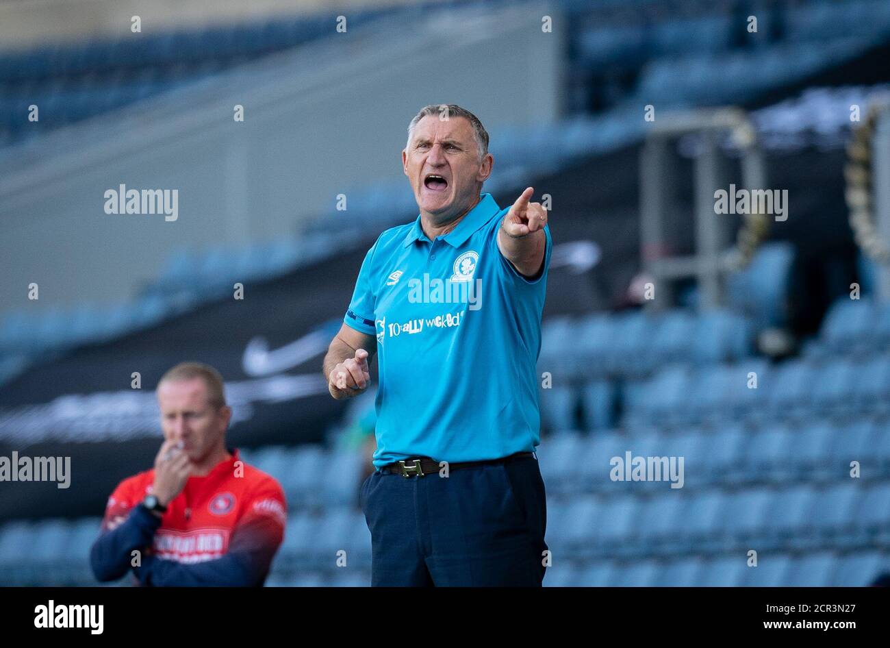 Blackburn, UK. 19th Sep, 2020. Manager Tony Mowbray of Blackburn Rovers during the Sky Bet Championship behind closed doors match between Blackburn Rovers and Wycombe Wanderers at Ewood Park, Blackburn, England on 19 September 2020. Photo by Andy Rowland. Credit: PRiME Media Images/Alamy Live News Stock Photo