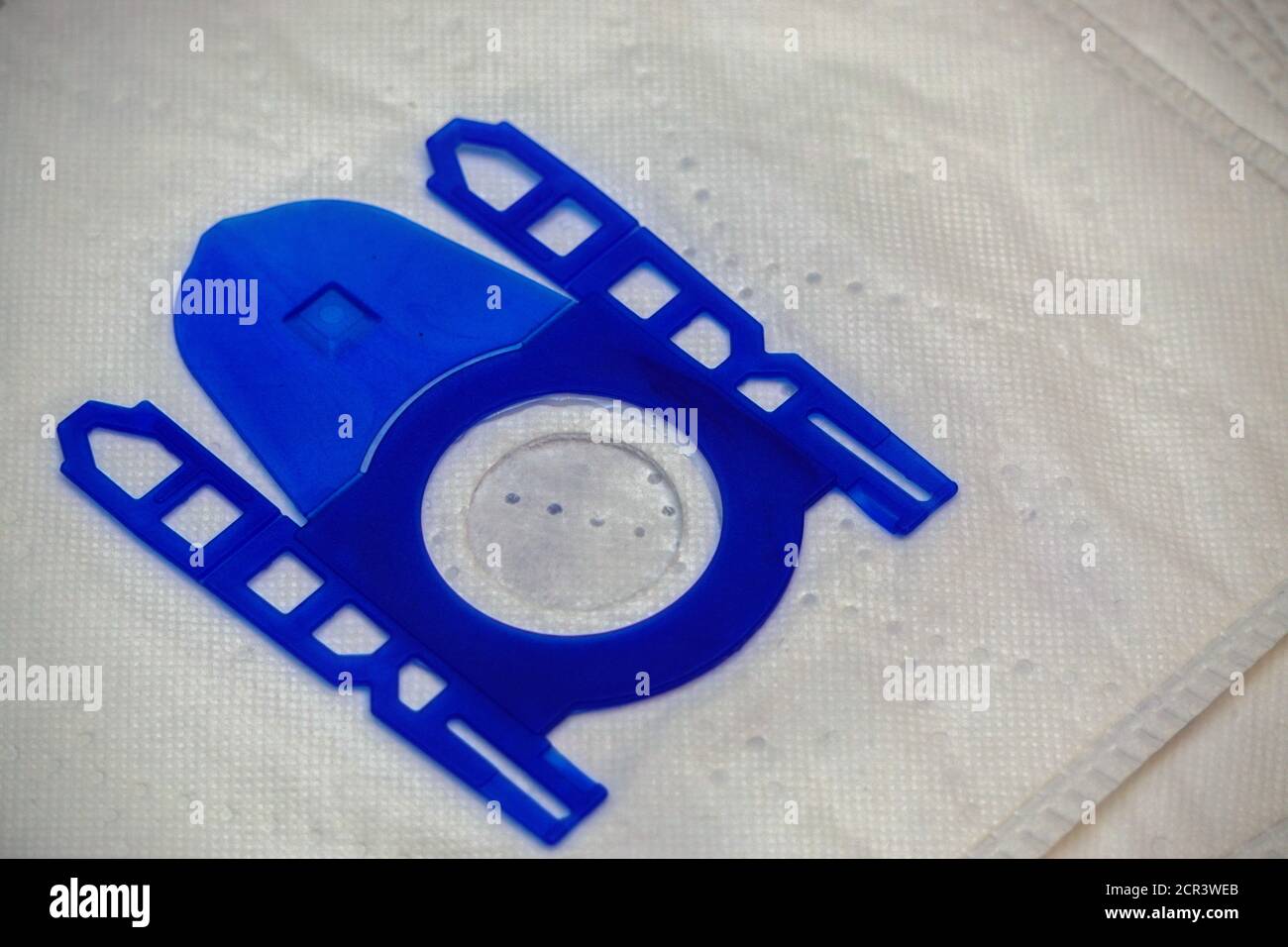 Vacuum cleaner sms dust bag close up view Stock Photo Alamy