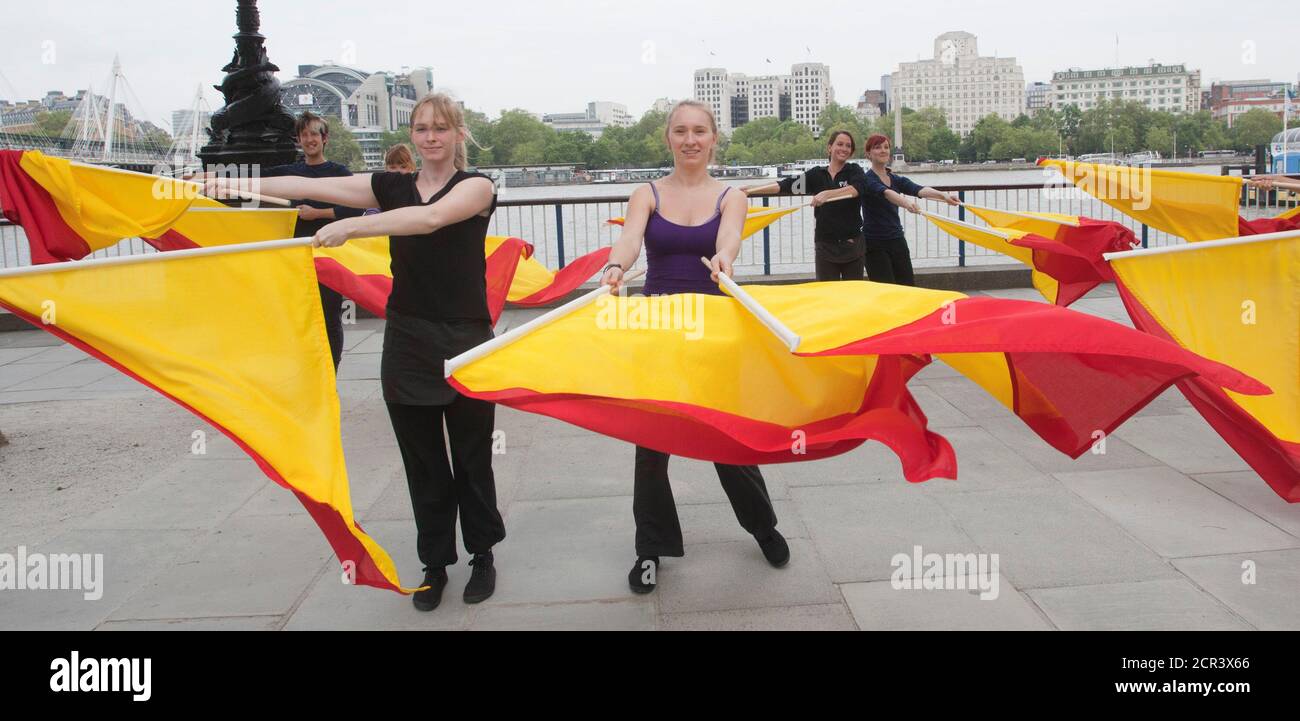 Semaphore flags hi-res stock photography and images - Alamy