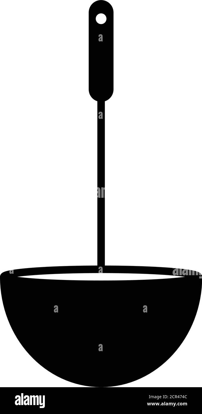 Kitchen ladle icon isolated on white background. Cooking icon Stock ...