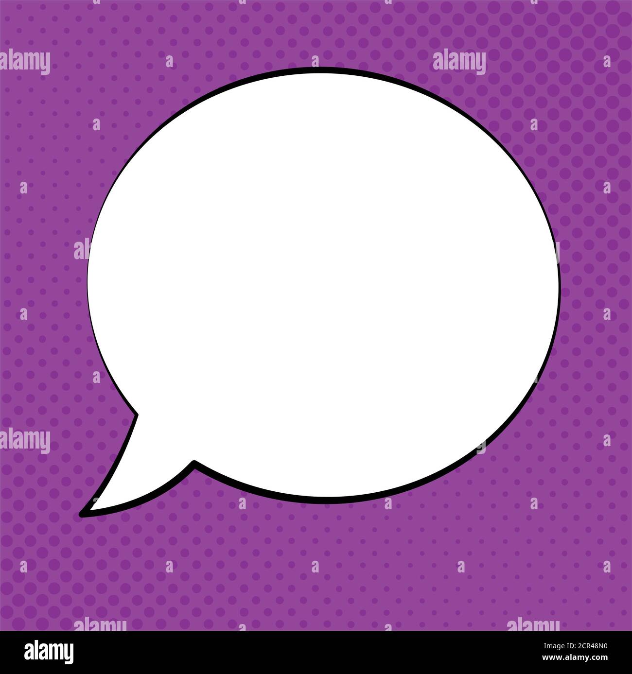 speech bubble icon. retro comic bubble style. chat icon vector Stock ...