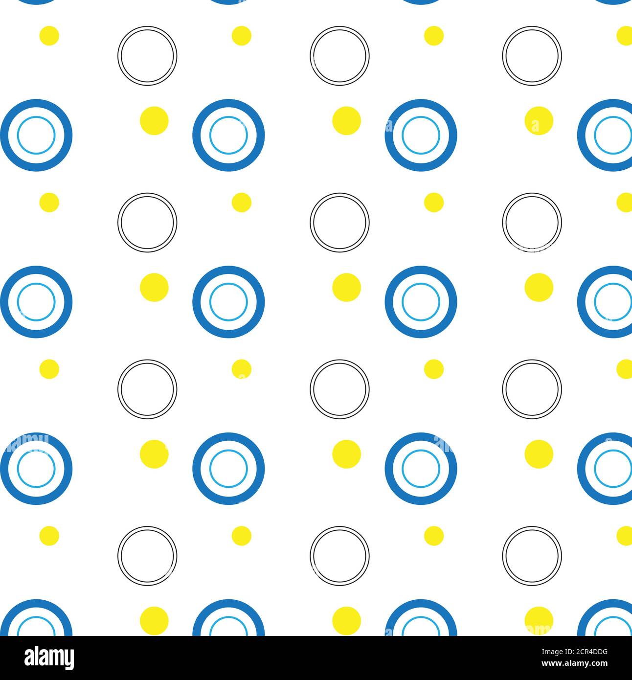seamless circles pattern. red Polka dot Pattern. Background Stock Vector