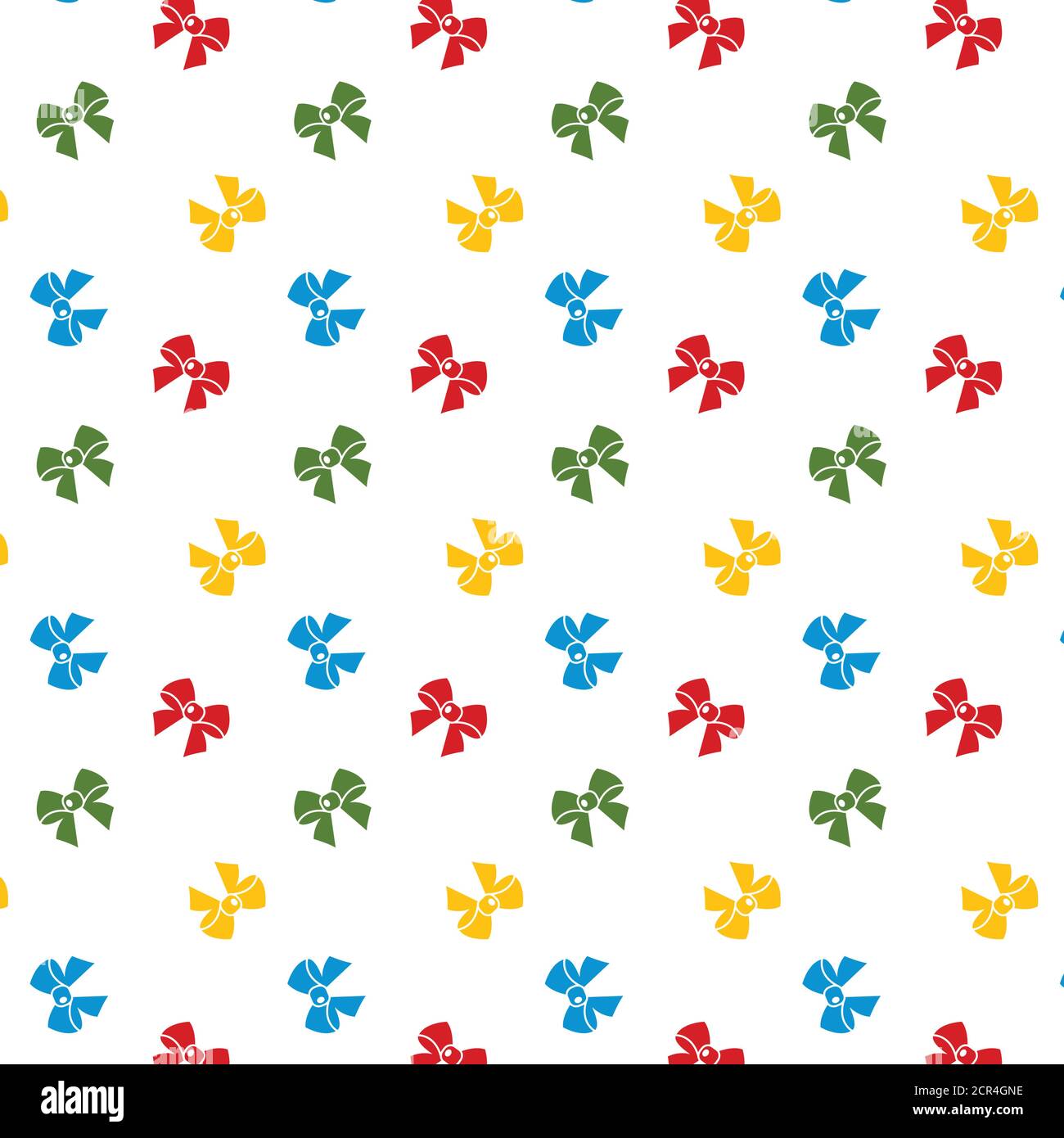seamless ribbon bows pattern. colorful ribbon bows texture. pattern for
