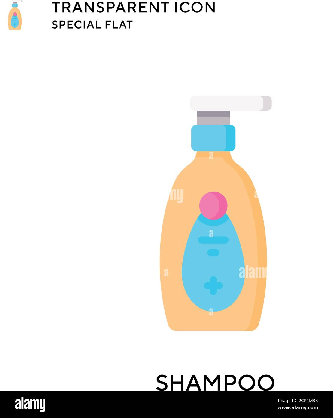 Shampoo vector icon. Flat style illustration. EPS 10 vector Stock ...