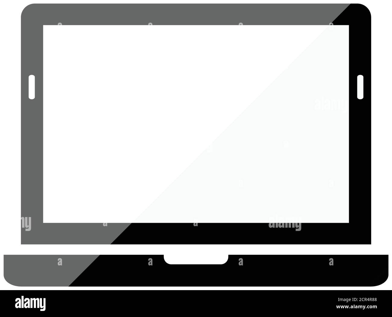 Laptop vector icon. Notebook icon. Smart Devices icon.  electronic device Stock Vector