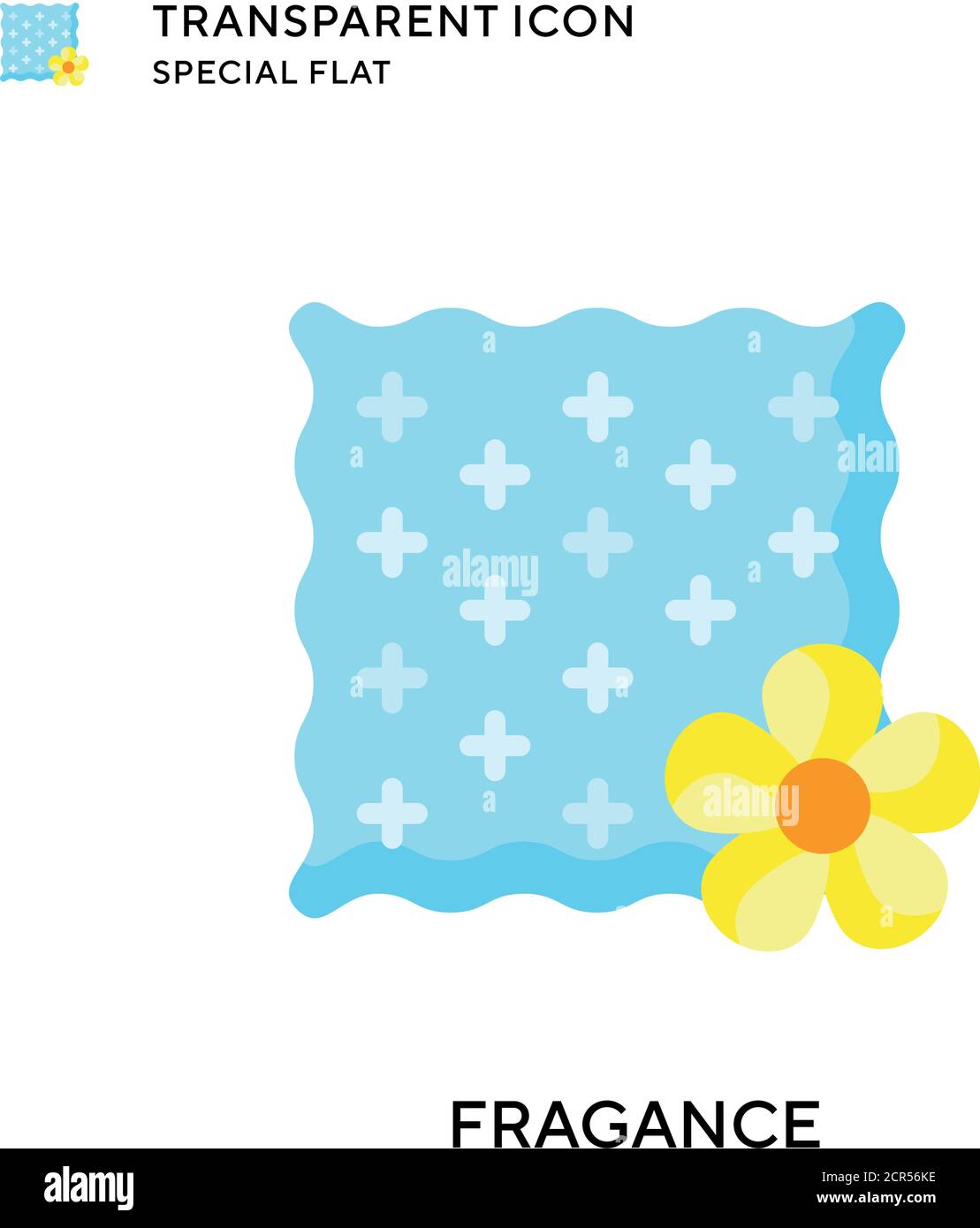 Fragance vector icon. Flat style illustration. EPS 10 vector. Stock Vector