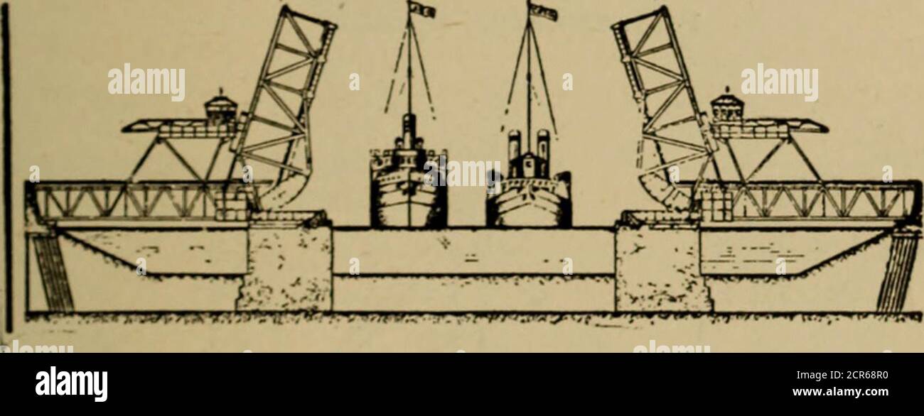 Counter weighted lift bridge hi-res stock photography and images - Alamy