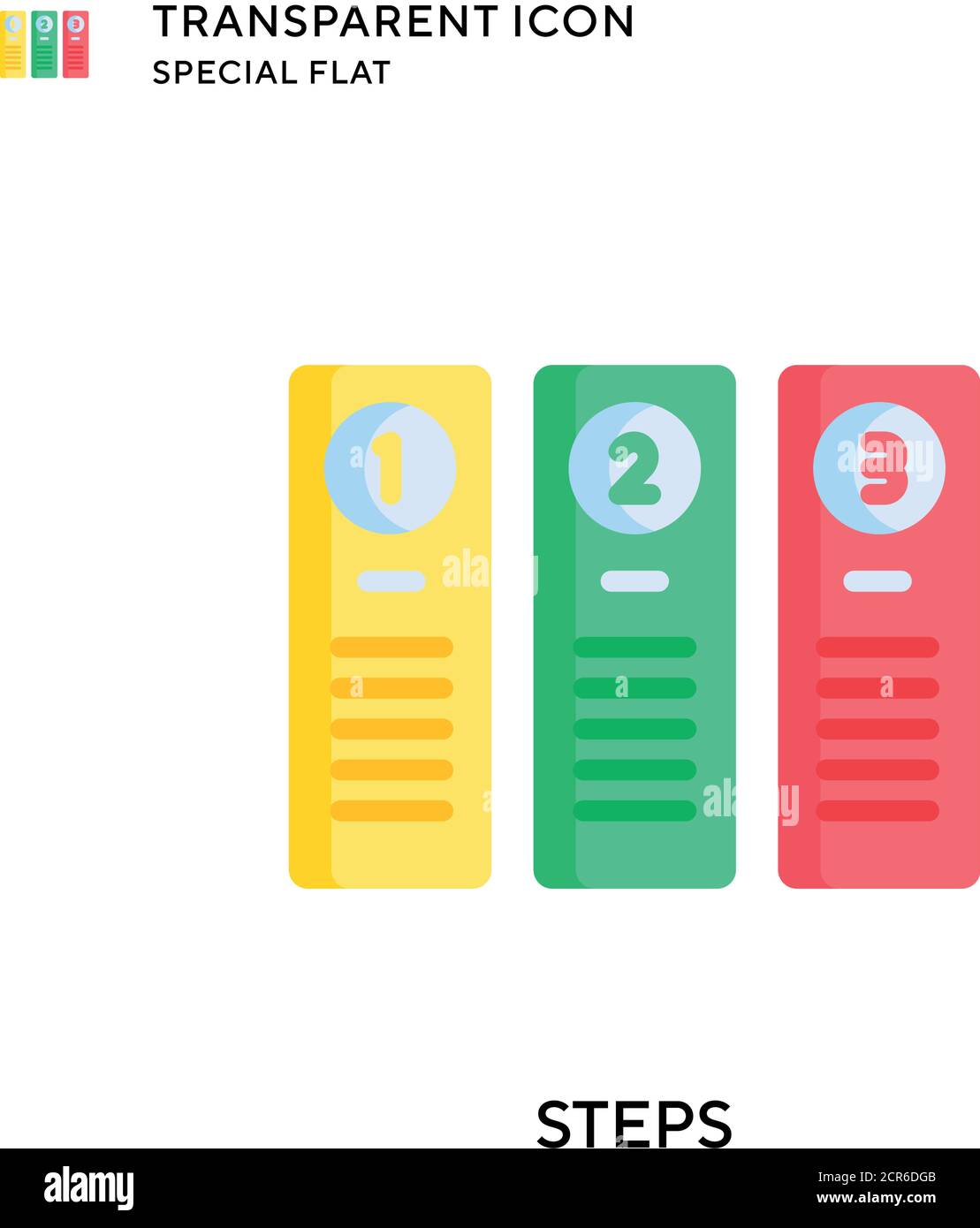 Steps vector icon. Flat style illustration. EPS 10 vector Stock Vector ...