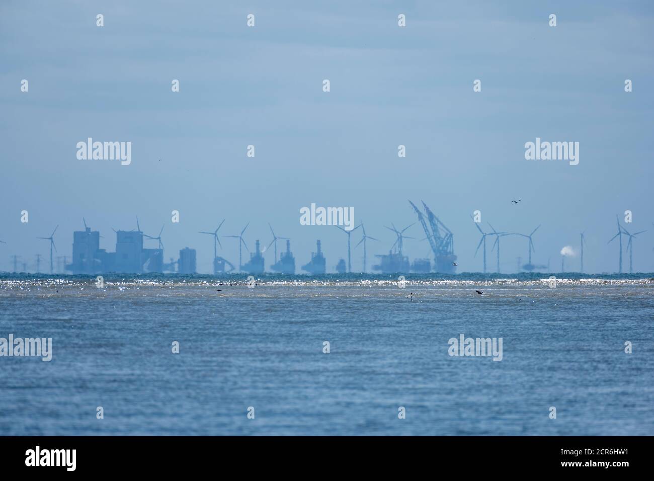 Netherlands, Eemshaven, seaport Stock Photo