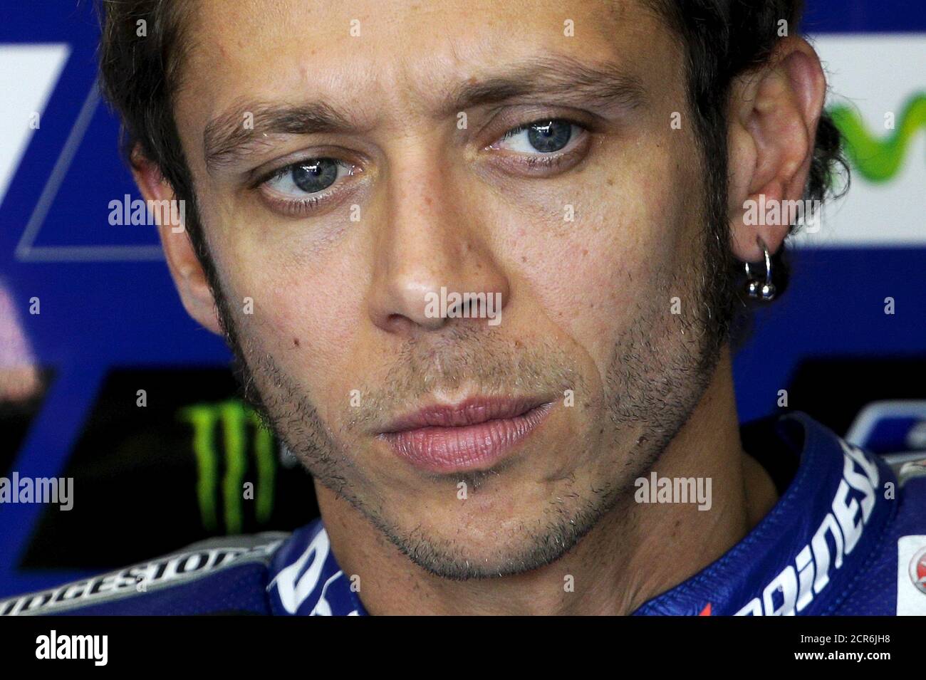 Rider valentino rossi italy looks hi-res stock photography and images -  Alamy