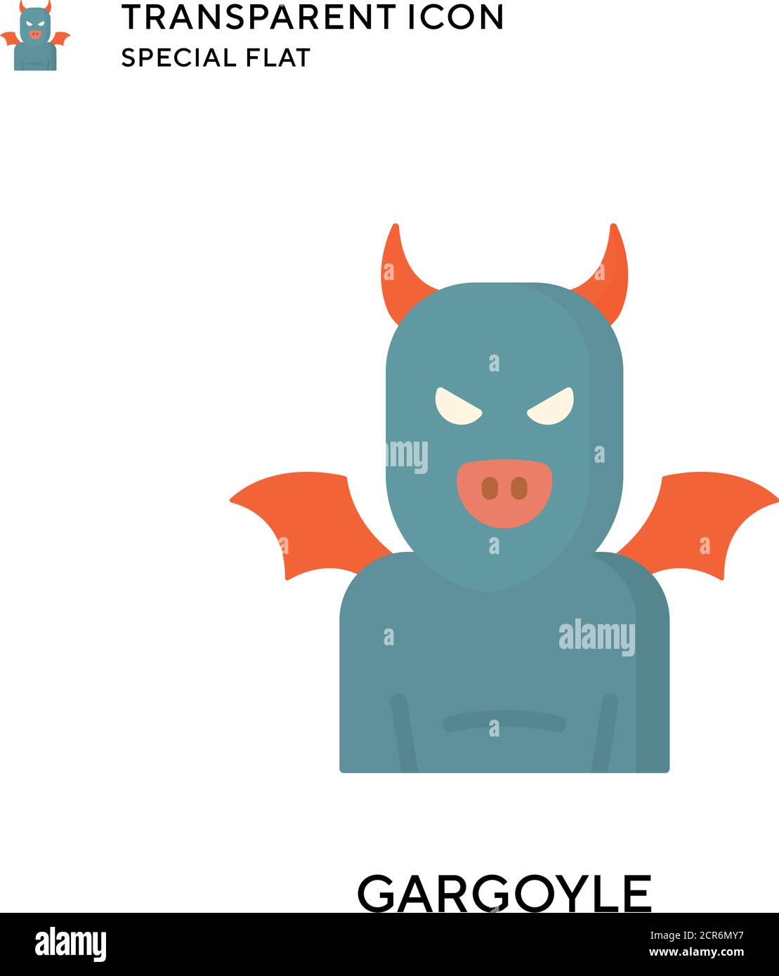 Gothic gargoyle vector illustration hi-res stock photography and images ...