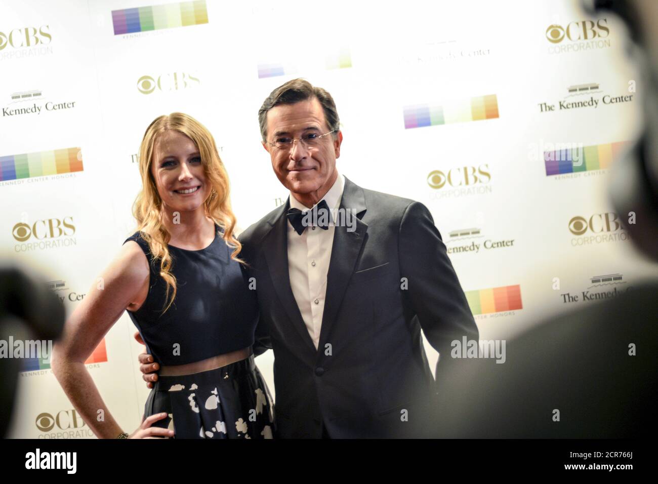 Stephen Colbert Daughter Madeline Colbert High Resolution Stock