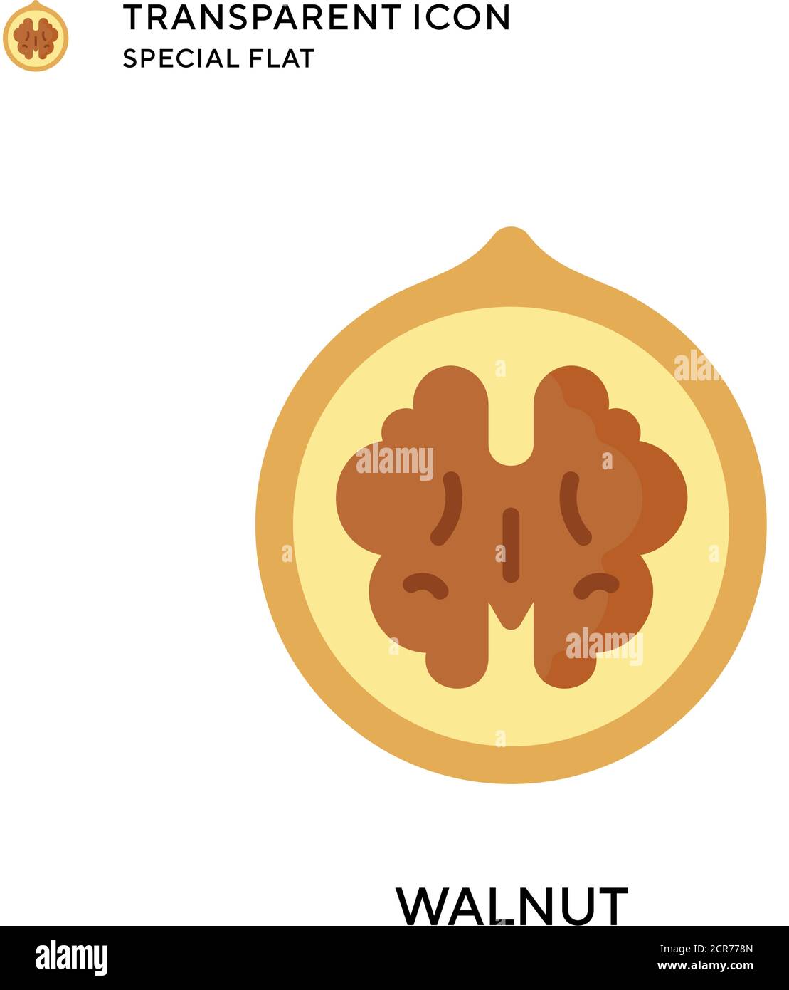 Walnuts wood background Stock Vector Images - Alamy