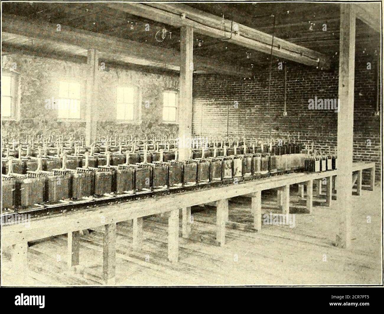 . The Street railway journal . a section ofBroadway, New York city, an open conduit track, thework on which is about as difficult an undertaking of itskind, outside of switches and crossings, as can be im-agined. The Metropolitan Street Railway Company hashad in use for a year and a half on this section its standardunderground trolley track with central conduit and siotcarrying the Amsterdam Avenue cars. The Third AvenueRailway possesses a right of way through the same streeton what is known as its Boulevard line. To operate thelatter line electrically and by the independent power sys- a headw Stock Photo