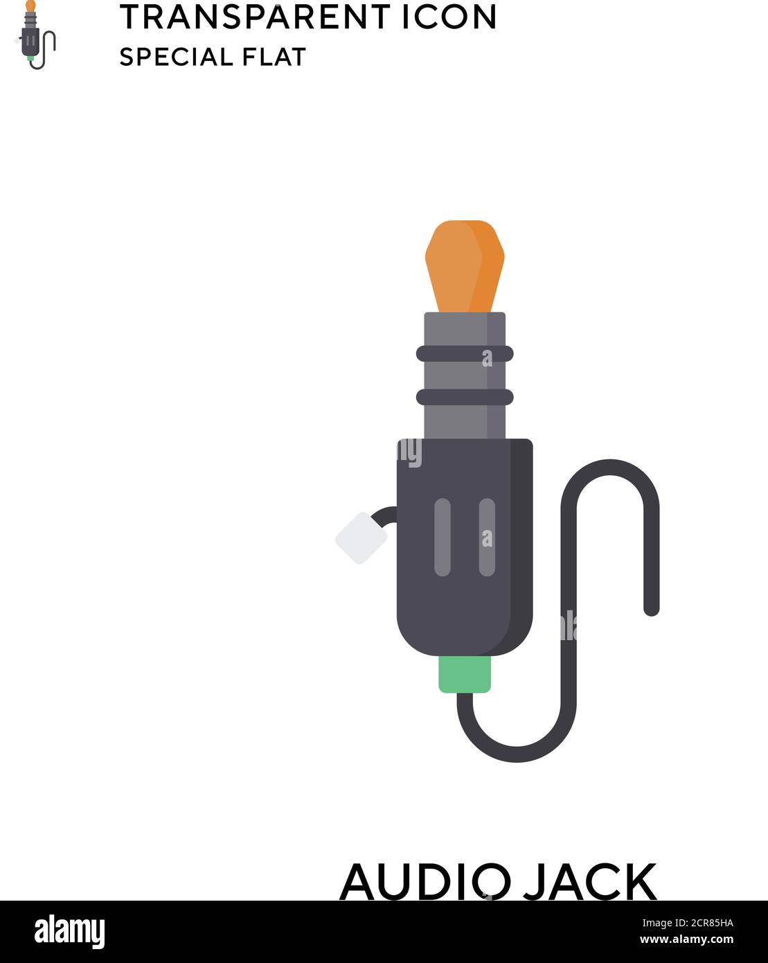 Stereo mini plug Stock Vector Images - Alamy