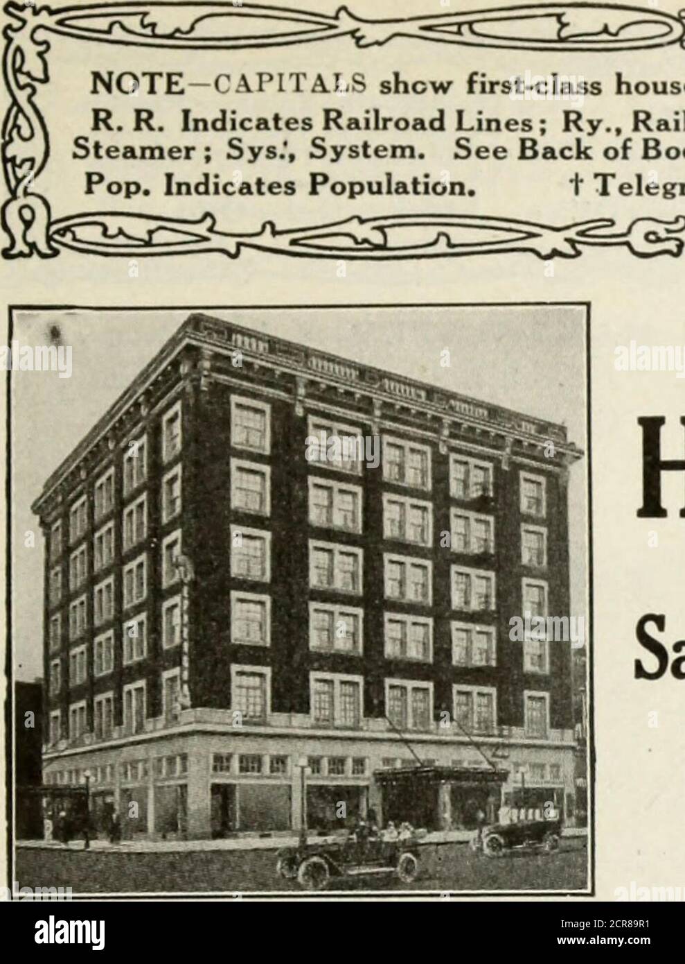 . The Official hotel red book and directory . p. 1,106.(RR., C. M. & St. P.; C, R. I. &P.) THE PARK. (A. P.) $2. M.B. Jones, Prop. HA WARDEN, * f Sioux Co. Pop.2,107. (RR., C, M. & St. P.; C. &N, W.) DEPOT HOTEL. (A. P.) .$2.25to $3. D. A. Morgan. HEDRICK, Eeota Co. Pop. 978.(RR., C, B. & Q., C, M. & St. P.)COMMERCIAL HOTEL. HULL, * f Sioux Co. Pop. 658. (RR.,C, M. & St. P.) HOTEL LINCOLN. (A. P.)$2.25. L. I. Boggess. HUMBOLDT. Humboldt Co. Pop. 1,800. (RR., M. & St. L.; C. &N. W.) RUSSELL HOUSE. (A. P.)$2.50. II. II. Ki SSELL. HUMESTON, * f Wayne Co. Ii&gt;. 1,006. (RR.. Burl.)Reed Hotel. IDA Stock Photo