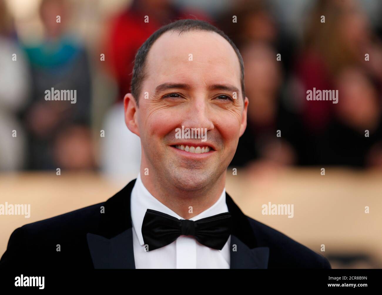 Actor Tony Hale arrives at the 22nd Screen Actors Guild Awards in Los Angeles, California January 30, 2016.  REUTERS/Mike Blake Stock Photo