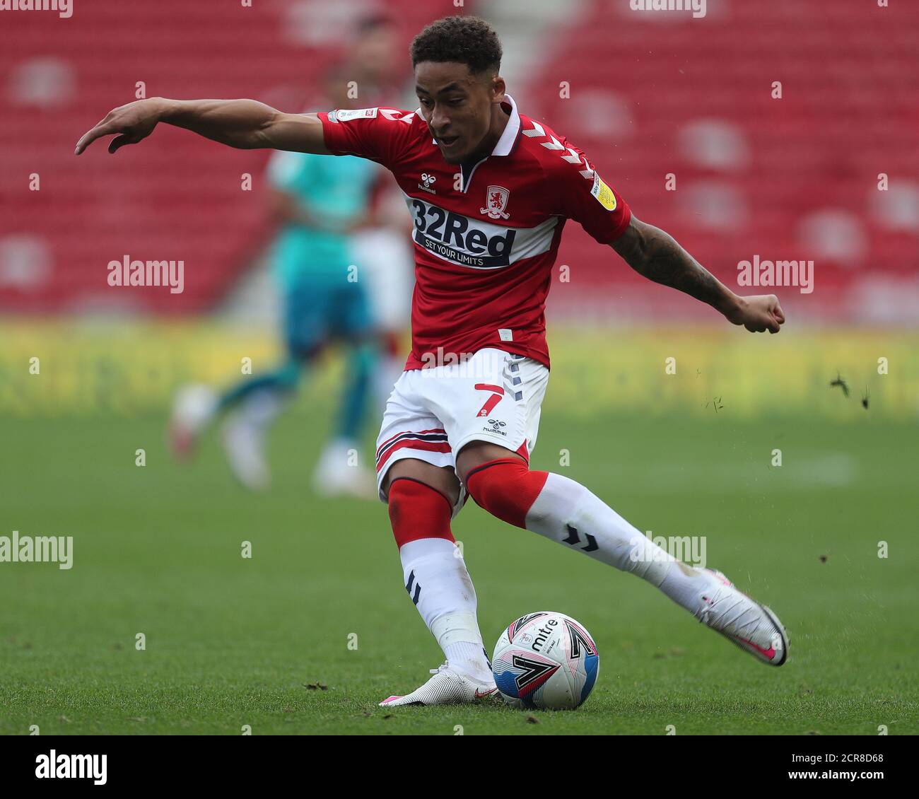 MIDDLESBROUGH, ENGLAND. SEPTEMBER 19TH Marcus Tavernier of Middlesbrough during the Sky Bet Championship match between Middlesbrough and Bournemouth at the Riverside Stadium, Middlesbrough. (Credit: Mark Fletcher | MI News) Credit: MI News & Sport /Alamy Live News Stock Photo