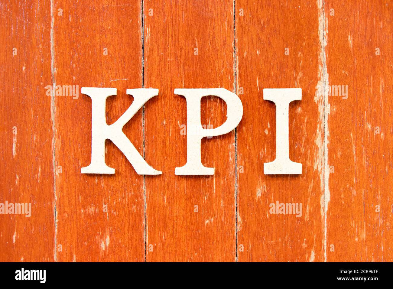 Alphabet letter in word KPI (Abbreviation of key performance indicator