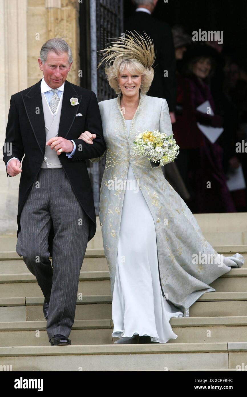 Britain's Prince Charles and Camilla, The Duchess of Cornwall leave St ...