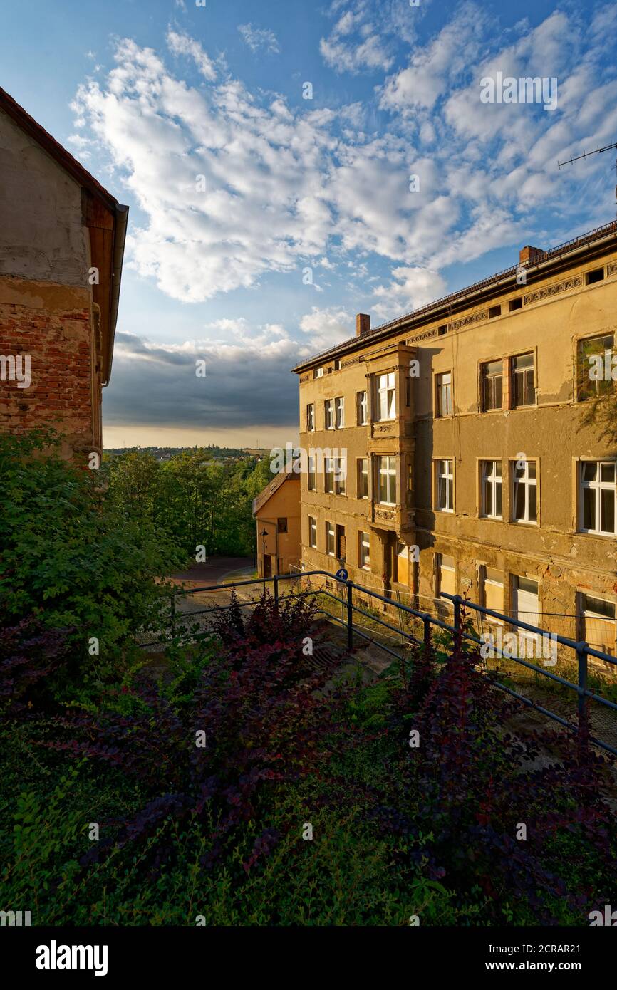 City view of Zeitz, Burgenlandkreis, Saxony-Anhalt, Germany Stock Photo