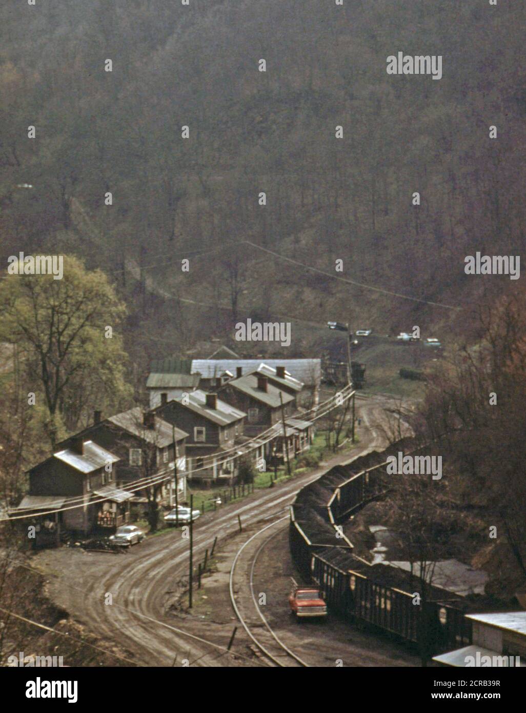 Old Coal Company Town of Red Ash, Virginia, near Richlands in the