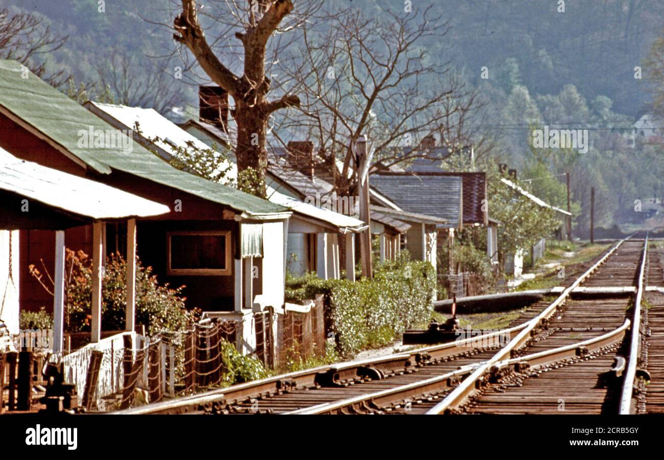 View of Miners' Homes in a Coal Company Town near Logan West Virginia