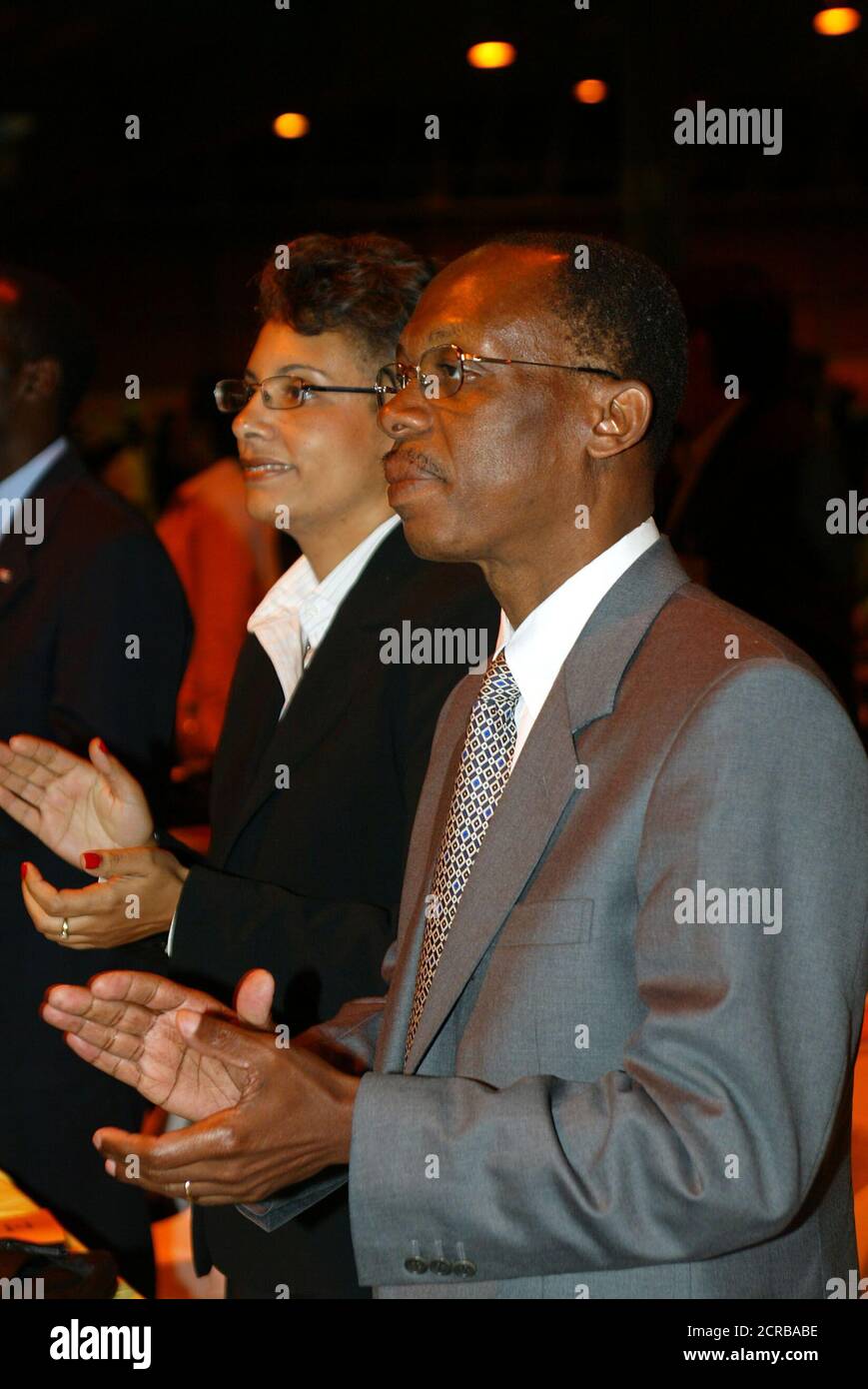 another Quadrant friction Ousted Haitian President Jean-Bertrand Aristide and his wife Mildred attend  opening ceremony of ANC Youth League national congress. Ousted Haitian  President Jean-Bertrand Aristide (R) and his wife Mildred attend the  opening of