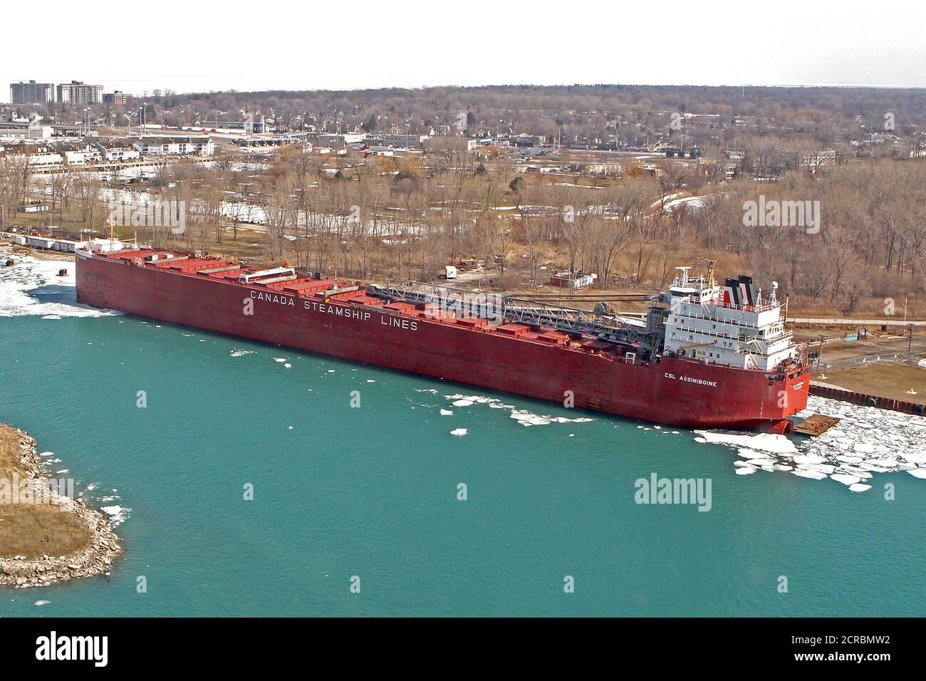 Canada Steamship Lines CSL Assiniboine 36,674 DWT SelfUnloader Bulk Carrier Stock Photo Alamy