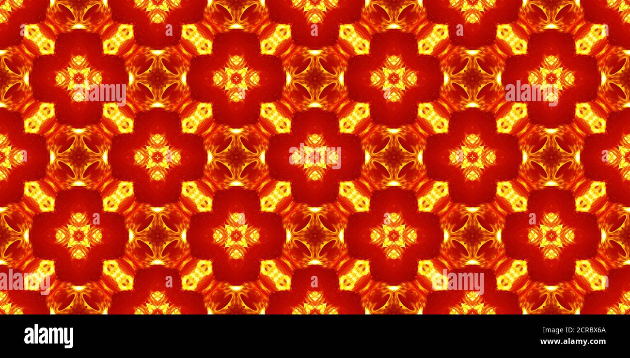Lantern light elements seamless abstract pattern with real texture Stock Photo