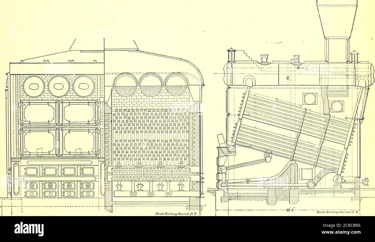 . The Street railway journal . riveted girders of the Warren type ...