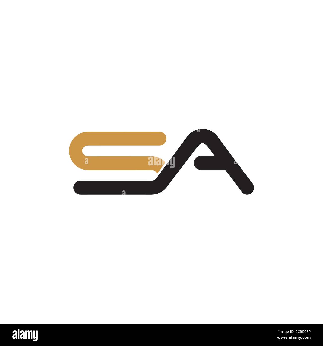 Initial letter sa logo or as logo vector design template Stock Vector ...