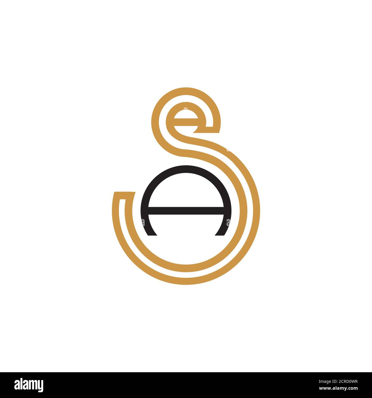 Initial letter sa logo or as logo vector design template Stock Vector ...