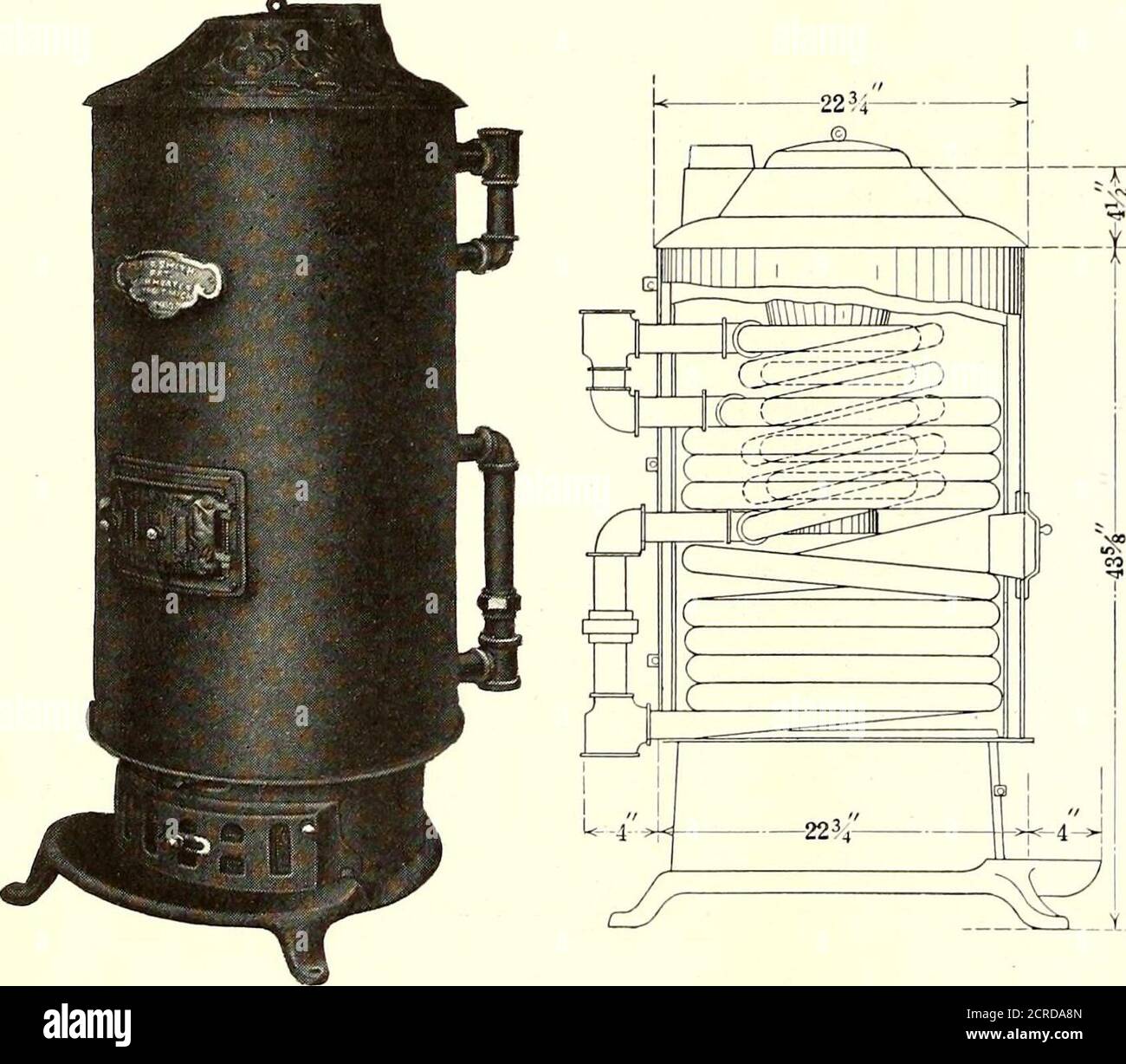 Coal hot water heater hi-res stock photography and images - Alamy