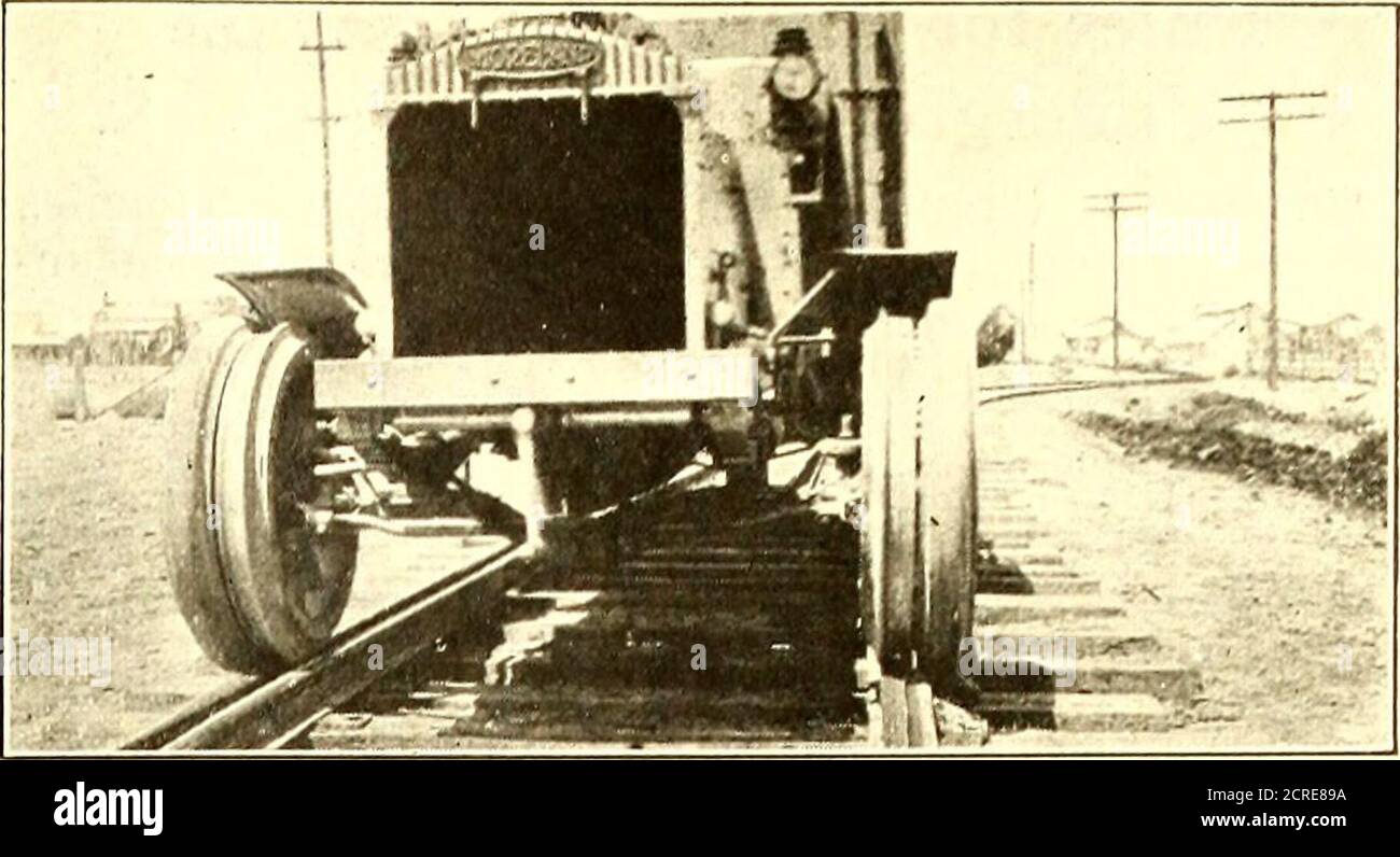 . Electric railway journal . AUTOMOBILE USED ON AMADOR CENTRAL RAILROAD