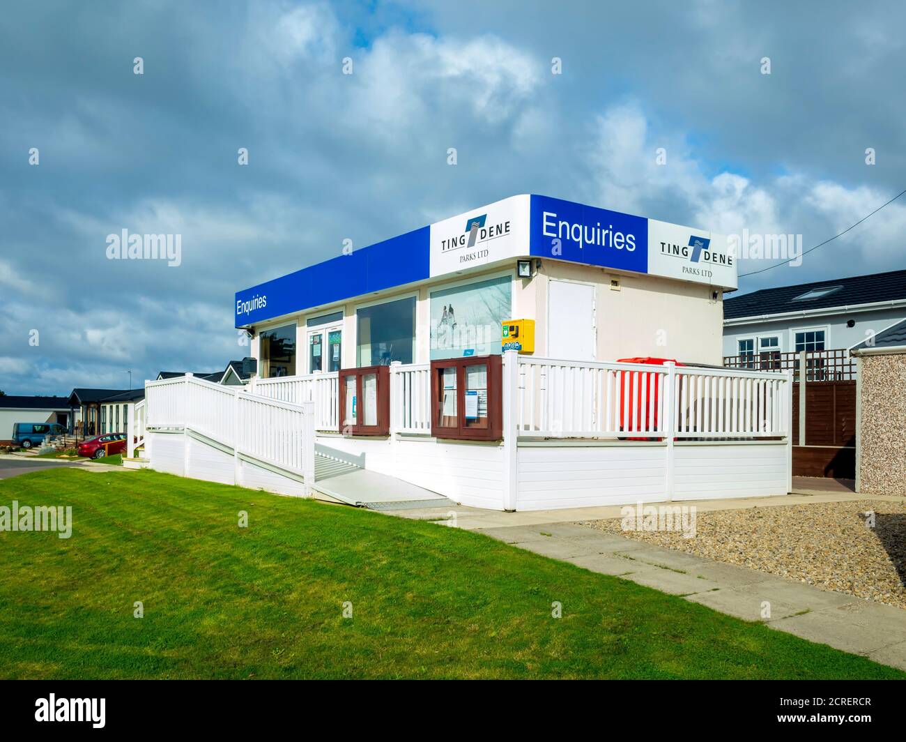 The Enquiries Office at Hazelgrove residential park with detached