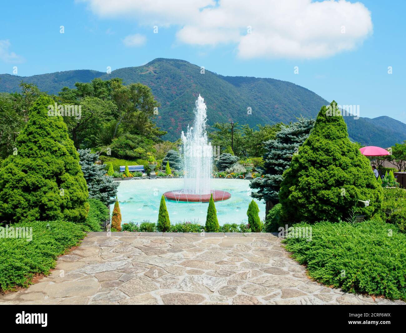 Western style Hakone Gora Park in Japan. Stock Photo