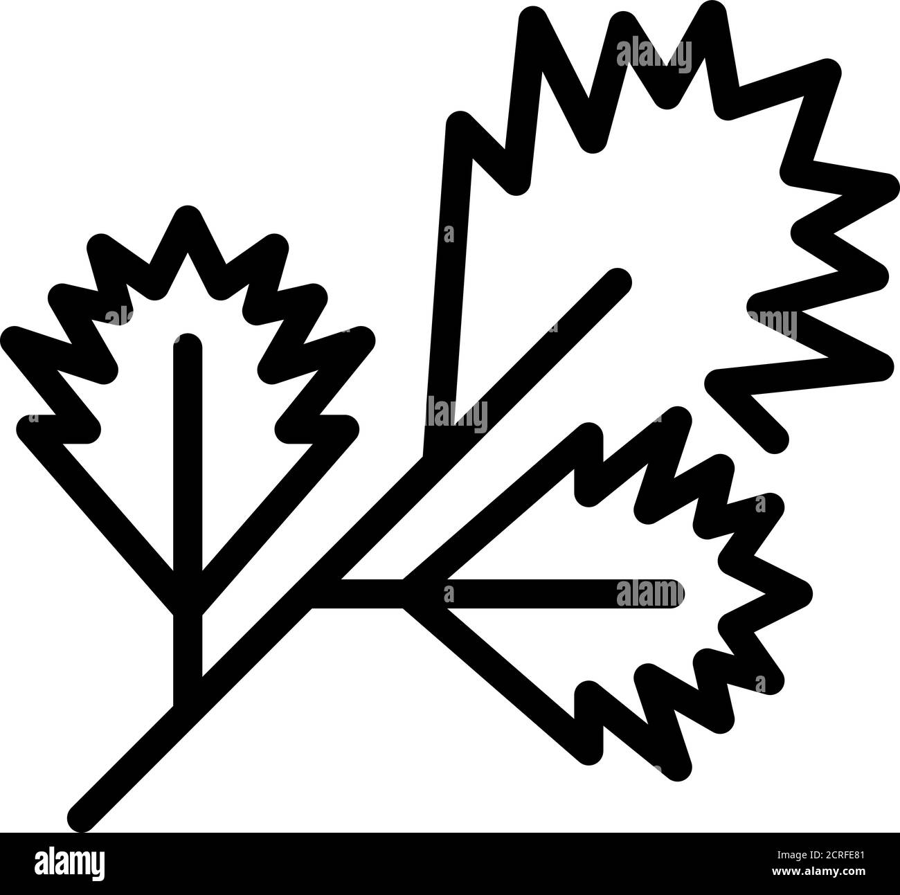 Parsley spice icon, outline style Stock Vector