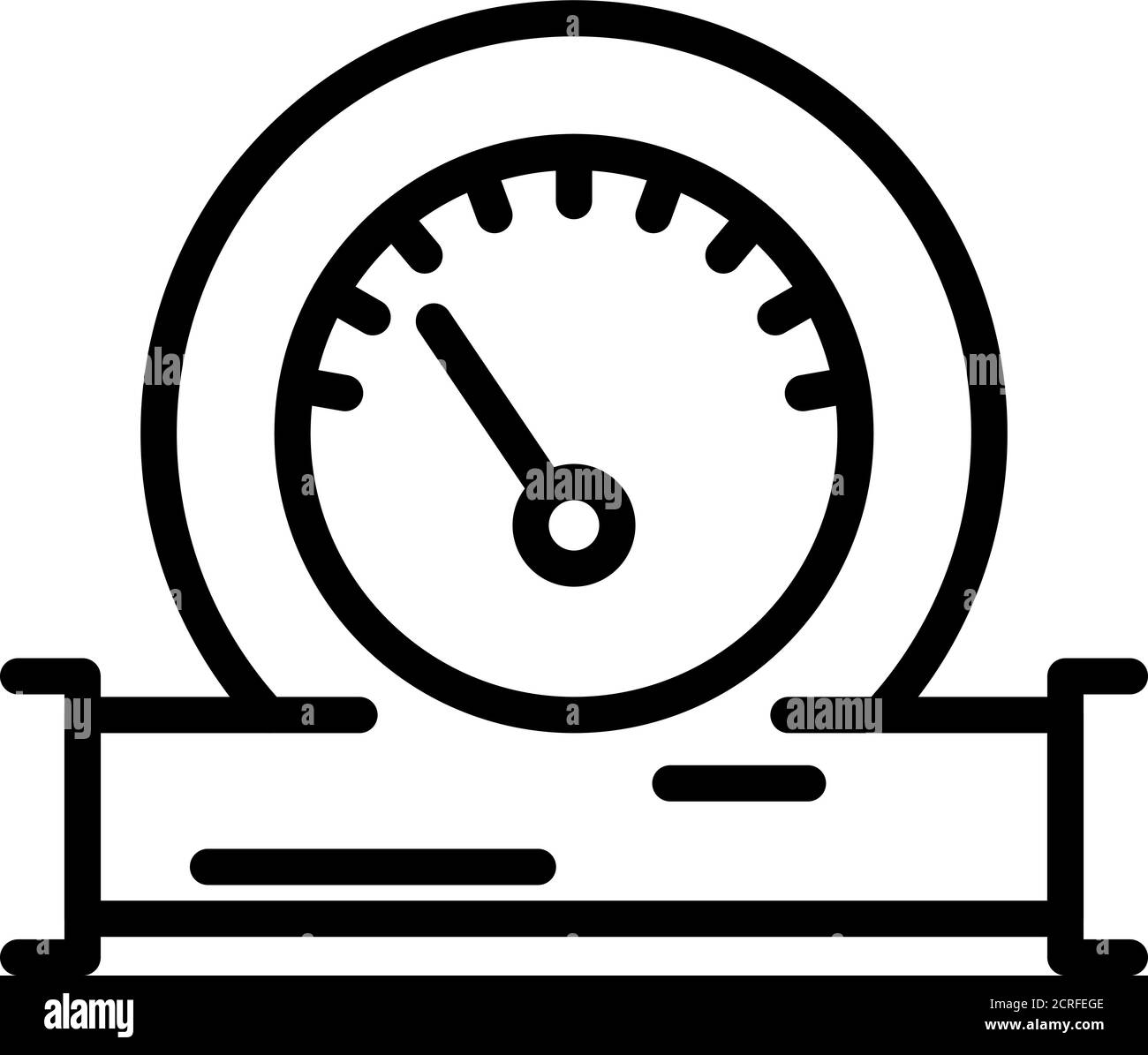 Manometer gauge icon, outline style Stock Vector Image & Art - Alamy