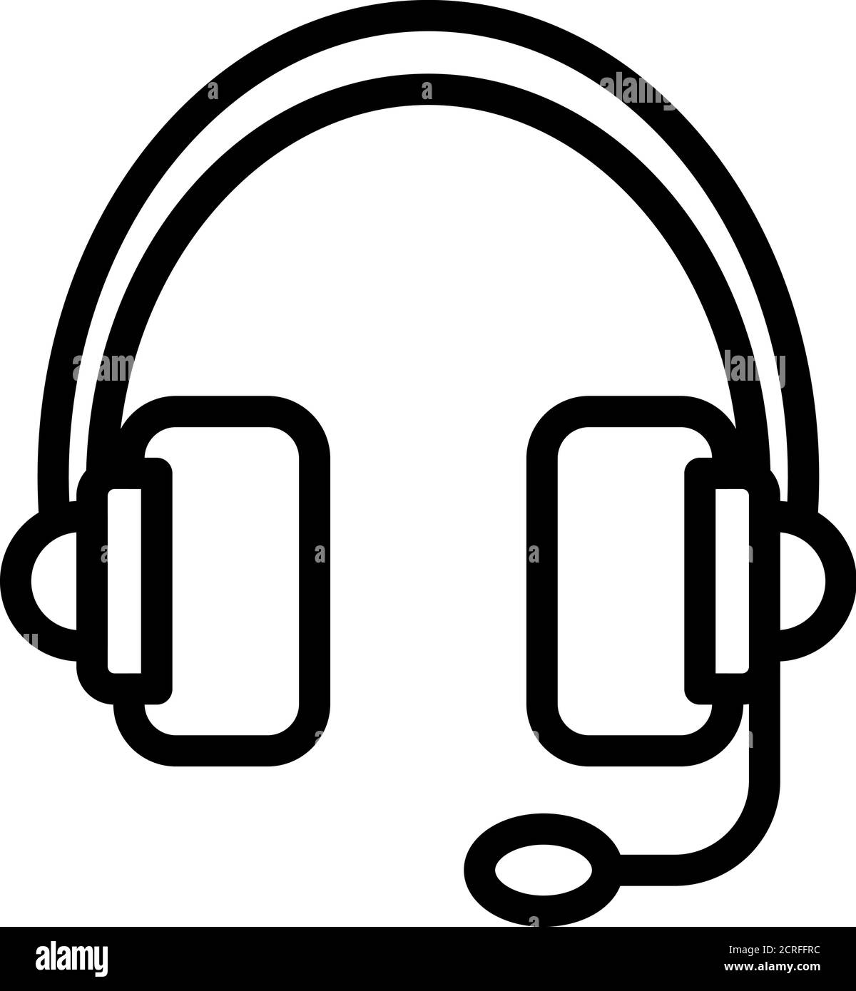 Home computer headset Black and White Stock Photos & Images - Alamy