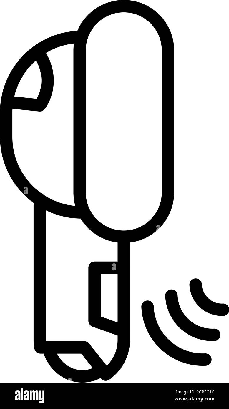 Headset wireless icon, outline style Stock Vector Image & Art Alamy