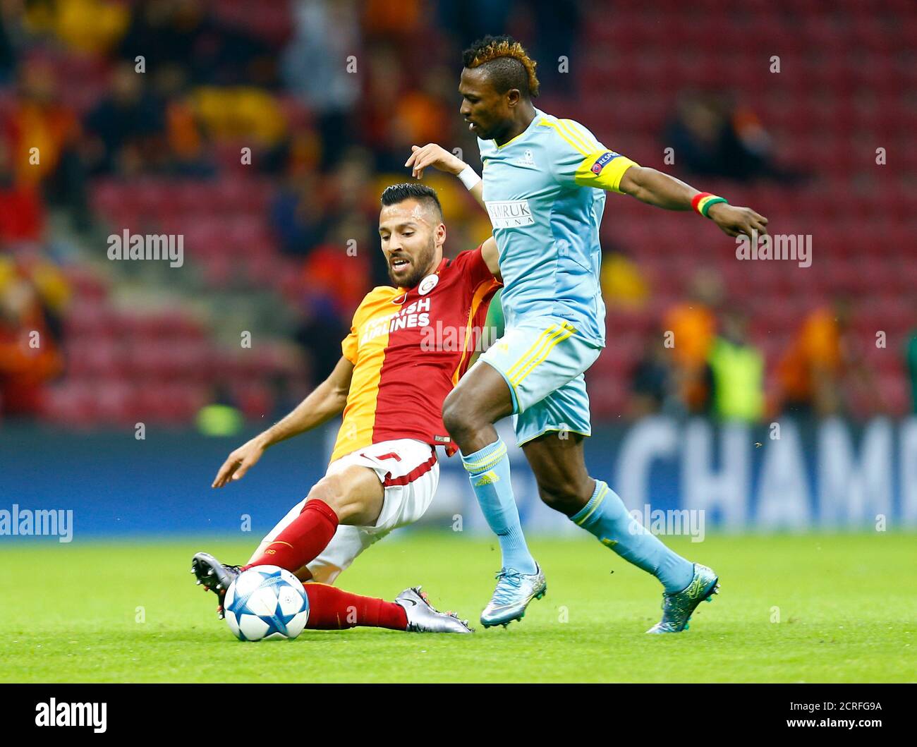 Football Soccer - Galatasaray v Astana - UEFA Champions League Group Stage  - Group C - Ali Sami Yen, Istanbul,
