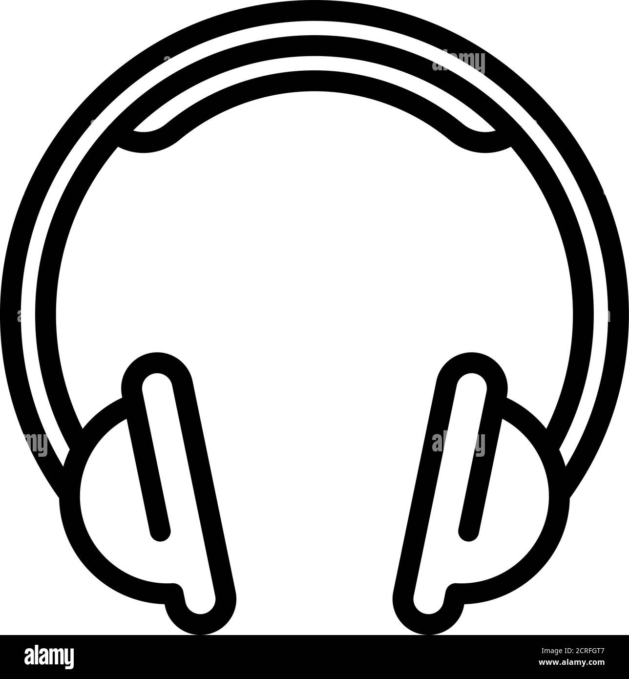 Classic headset icon, outline style Stock Vector Image & Art Alamy
