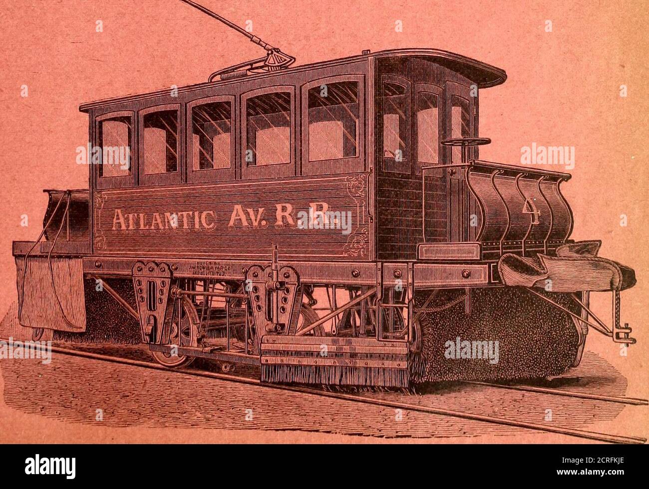 . The Street railway journal . Snow Sweeper withMl length cab, themotorman operatingsame on the inside.Same as bnilt by usfor Scranton Trac-tion Go. ELECTRIC SNOW SWEEPERS BTJILT !BX THE J. W. FOWLER CAR CO, WORKS AND GENERAL OFFICE,ELIZABETH PORT, N. J. Electric Snow Sweep-er to be operated withthe motorman on theplatform, motor oper-ating the brooms in-side cab. Same asbuilt by us for theAtlantic Aye. R. R.Co, Brooklyn, N. Y.. THE STREET RAILWAY JOURNAL. [Vol. X. No. 2 J. W. FOWLER CAR CO. Stock Photo