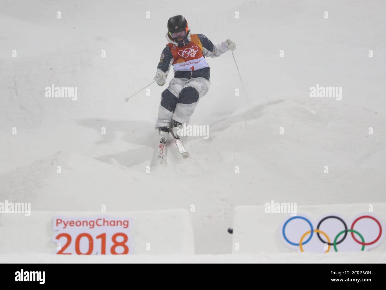 Pyeongchang 2018 Winter Olympics – Women’s Moguls Final – Phoenix Snow Park – Pyeongchang, South Korea – February 11, 2018 - Jaelin Kauf of the U.S. competes. REUTERS/Mike Blake Stock Photo