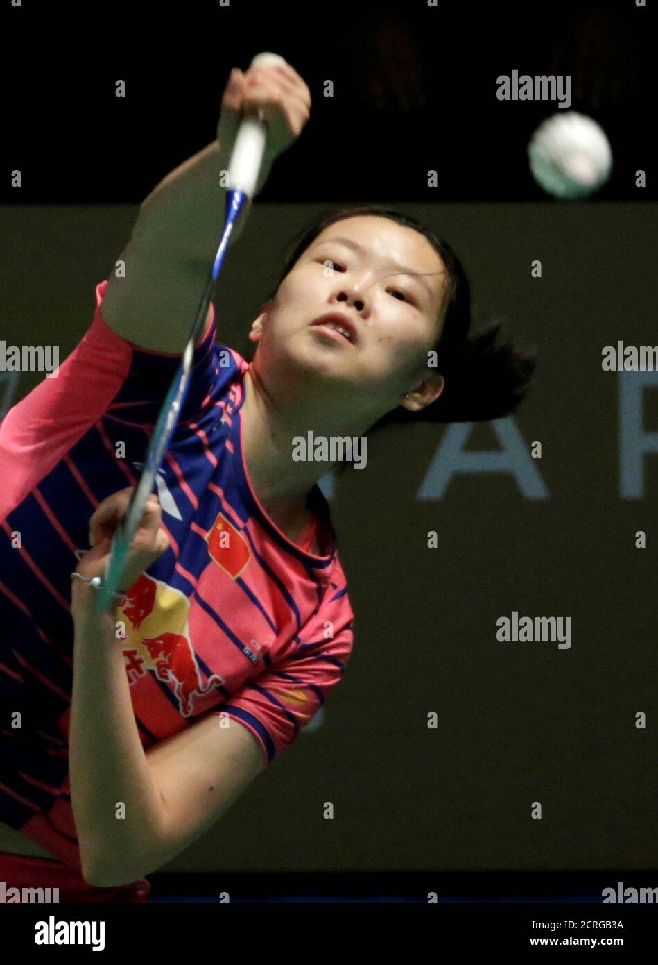 Badminton - Australian Badminton Open - First round - Sydney, Australia -  8/6/2016 China's Li Xuerui in action. REUTERS/Jason Reed Stock Photo - Alamy