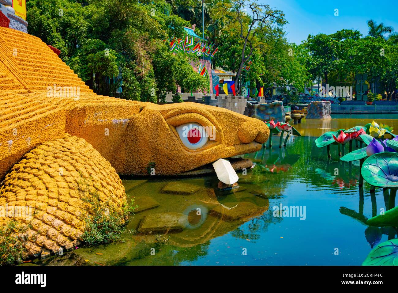 A Statue Turtle At Suoi Tien Park In Ho Chi Minh Vietnam Stock Photo - Alamy