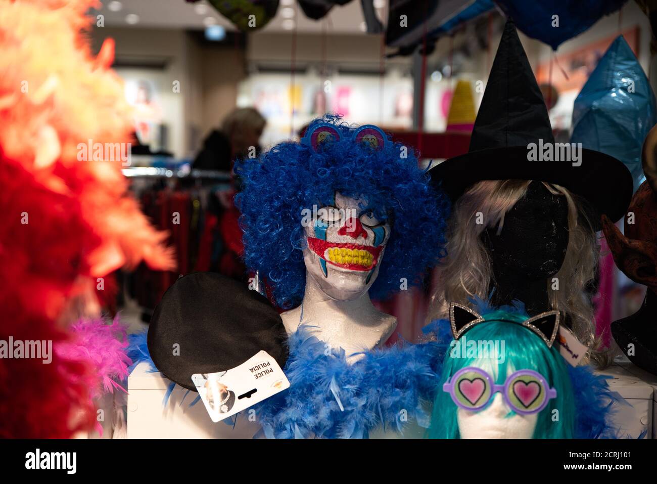 Halloween Store Masks In The Berkshires