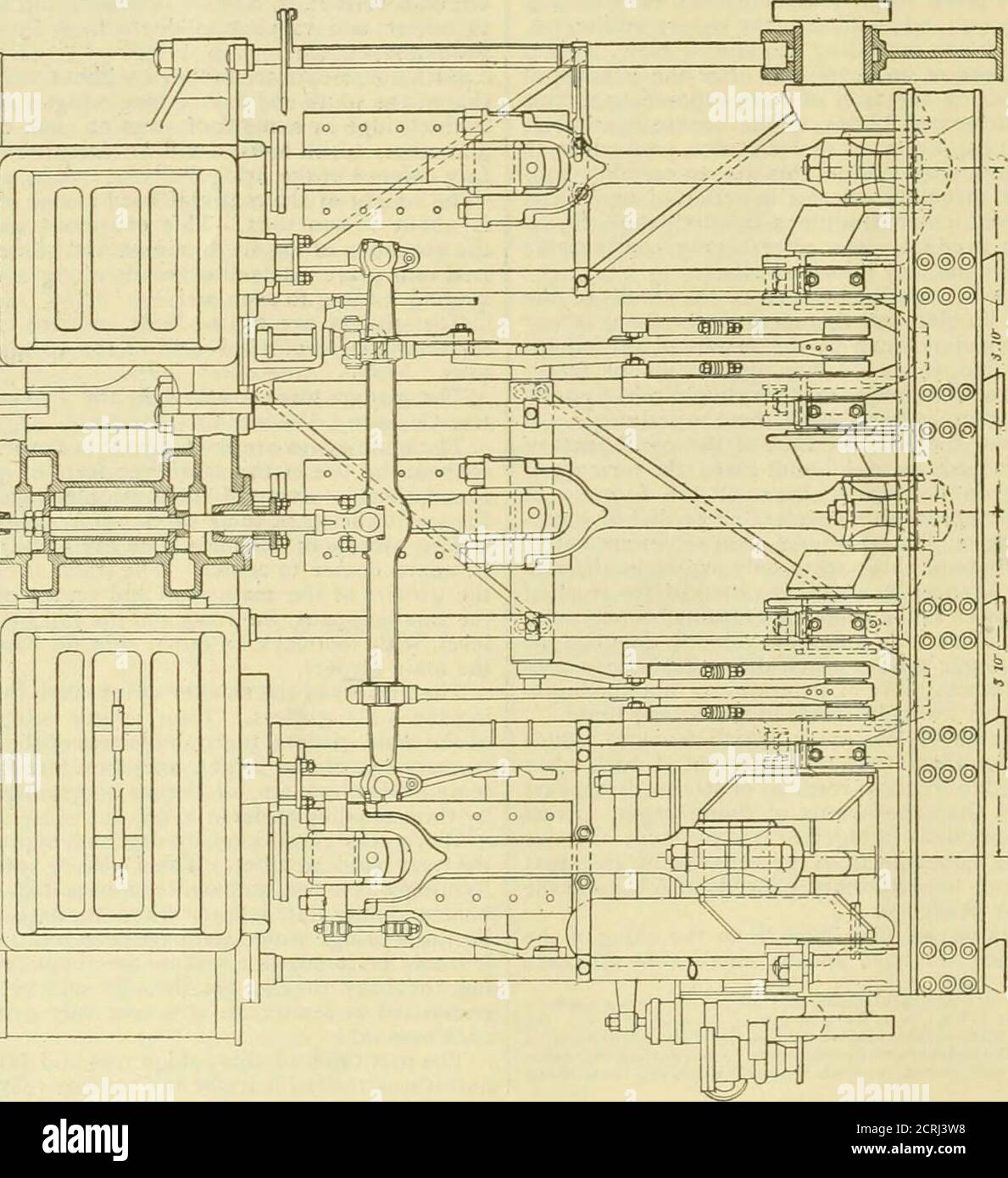 . The railroad and engineering journal . s s 5ZP=. &gt; z &lt; 2O 0 U u C-i D Q 5; O OJ. h;0 Vol. LXII, No. 3-] ENGINEERING JOURNAL. 127 Engines of a New Dutch Gunboat. The accompanying illustrations (from Industries) showthe engines and boilers of the new gunboat Ceram, re-cently built for the Dutch Colonial Navy by the ScheldeShipbuilding & Engineering Company at Flushing, Hol-land, Mr. W. H. Martin being the Engineer. The engines are of the triple-expansion surface-condens-ing type, the cylinders being 20 in., 2g in., and 46 in. indiameter, and the stroke 29 in. The high-pressure cyl-inder Stock Photo